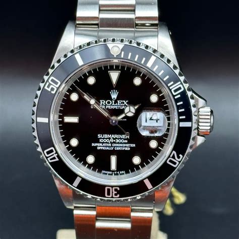 Rolex Submariner Date Patina Tritium Trizio Full Set 16610  for 